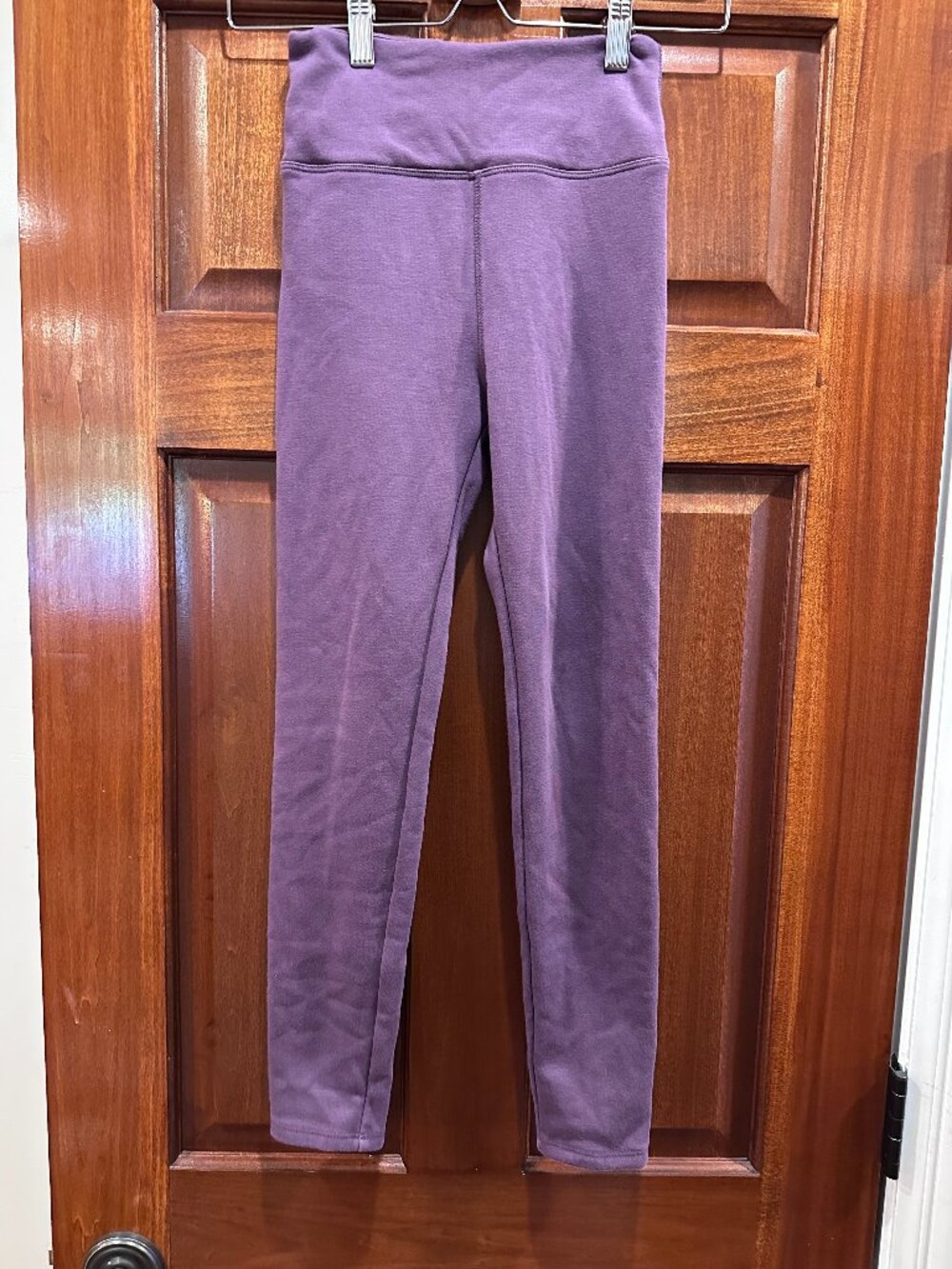 Tuff Athletics Girls Purple High Rise Leggings Size 10/12 Athletic Leggings